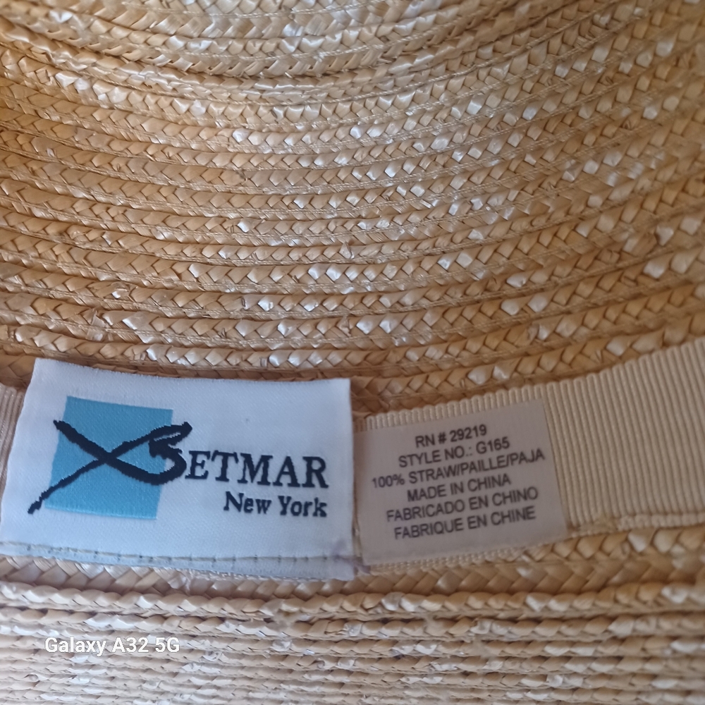 Betmar Women Classic Tan Straw Hat - Picture 2 of 12